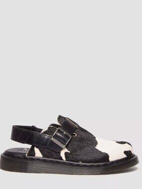 Dr. Martens - Jorge II Hair-on Animal Print Slingback Mules